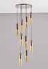 Brooks Slim Round Pendant 9 Light
